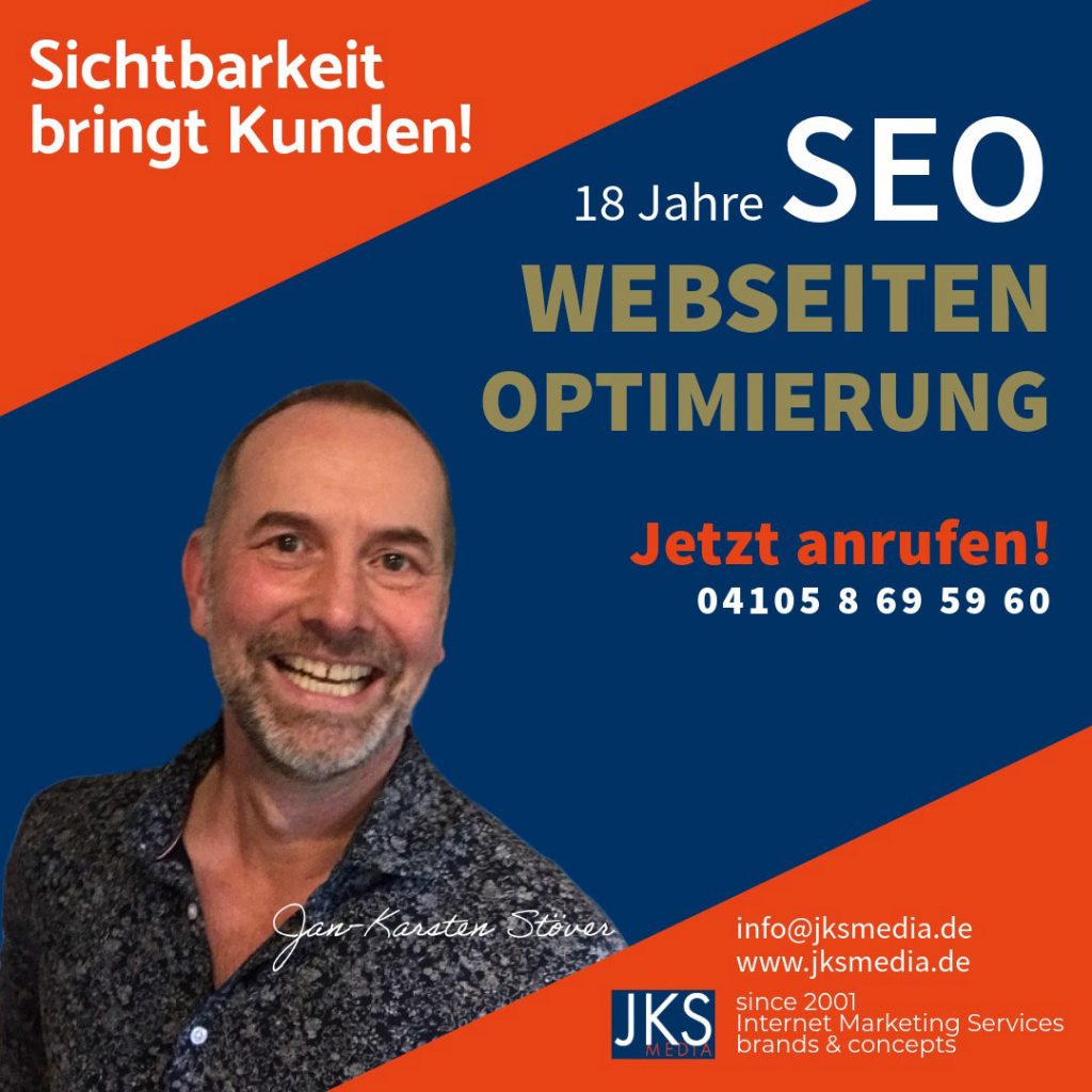 Homepage für Google optimieren mit JKS MEDIA