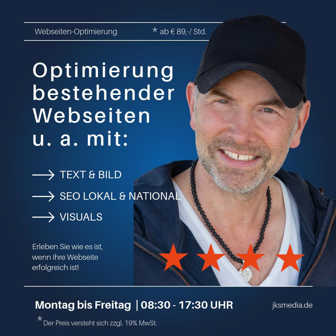 Optimierung von Webseiten im bereich Kosmetik